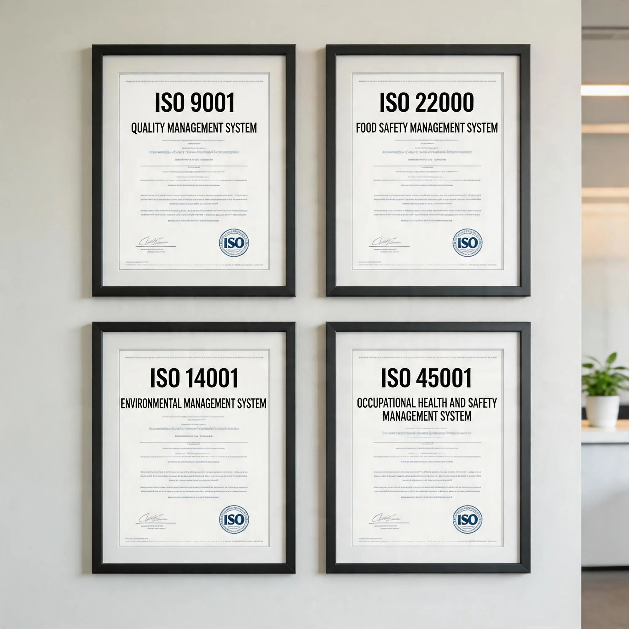 Certifications