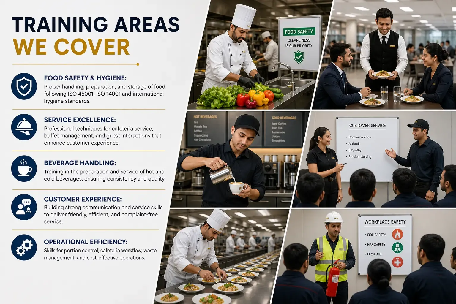Training Areas We Cover